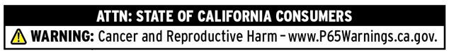 X-act Contour - 3rd Seat Floor Liner (55771) — regulatory label