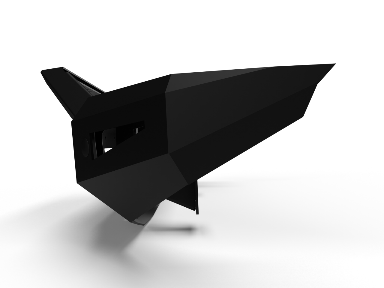 ICI Alumilite Front Bumper (AL-FBM62TYN-RT) — angled view