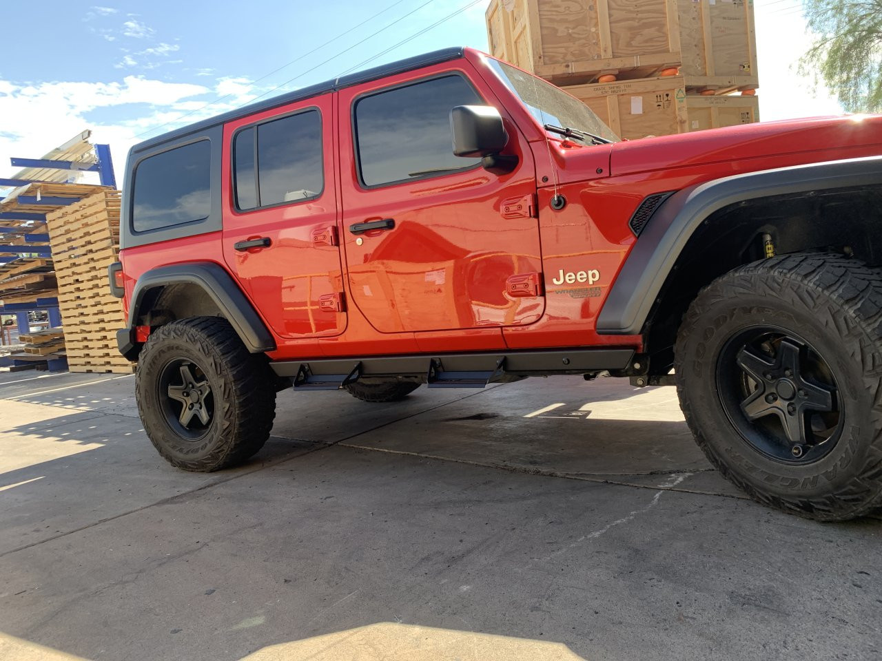 ICI Alumilite Side Steps (840121412913) — side view