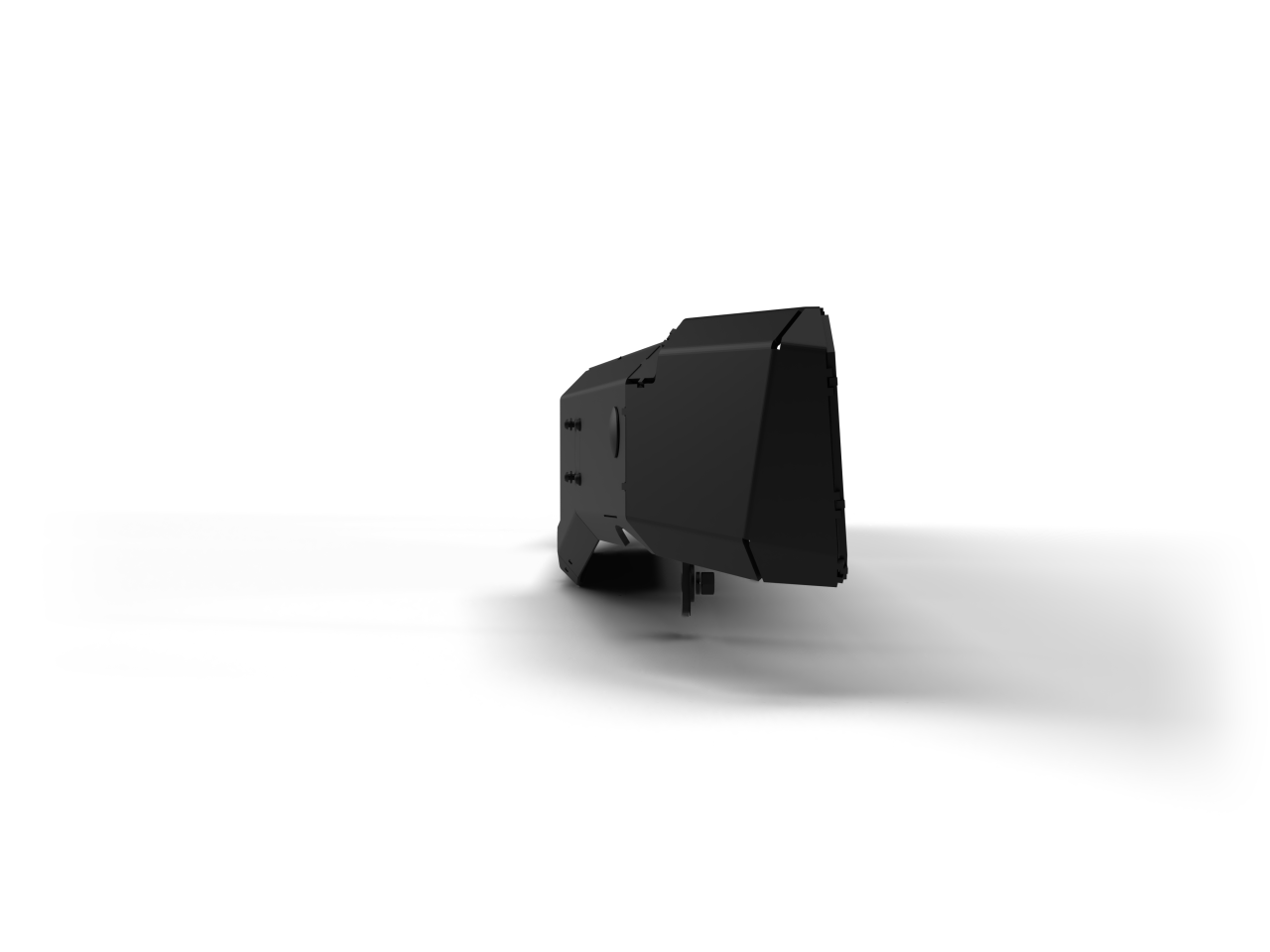 ICI Alumilite Rear Bumper (AL-RBM17FDN) — angled view