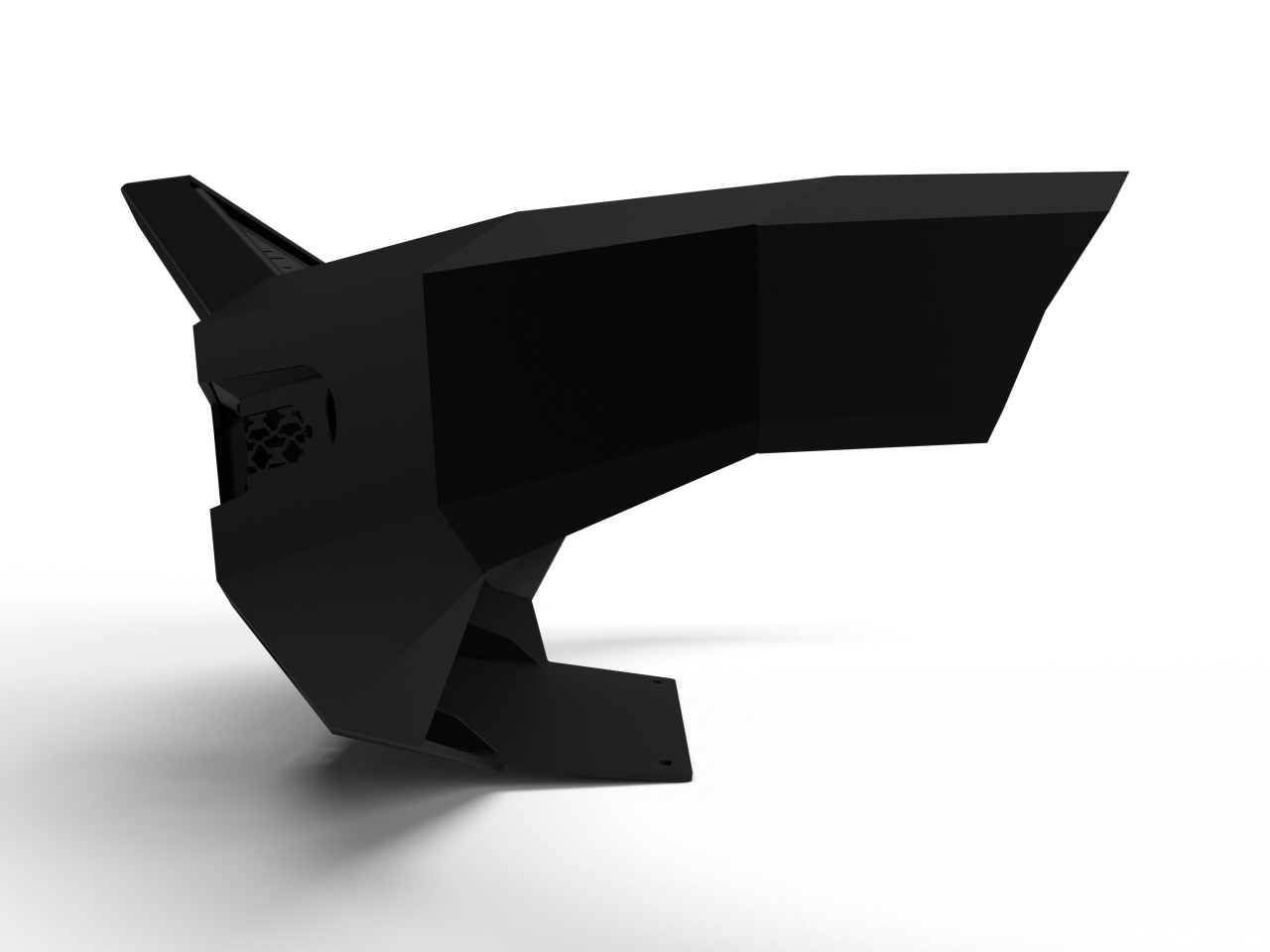 ICI Alumilite Front Bumper (AL-FBM11DGN-RT) — angled view