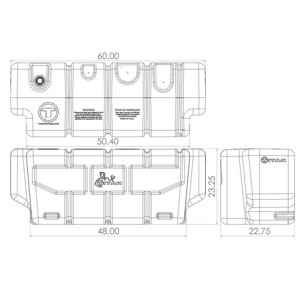 Titan Fuel Tanks Transfer Tank - 5015100