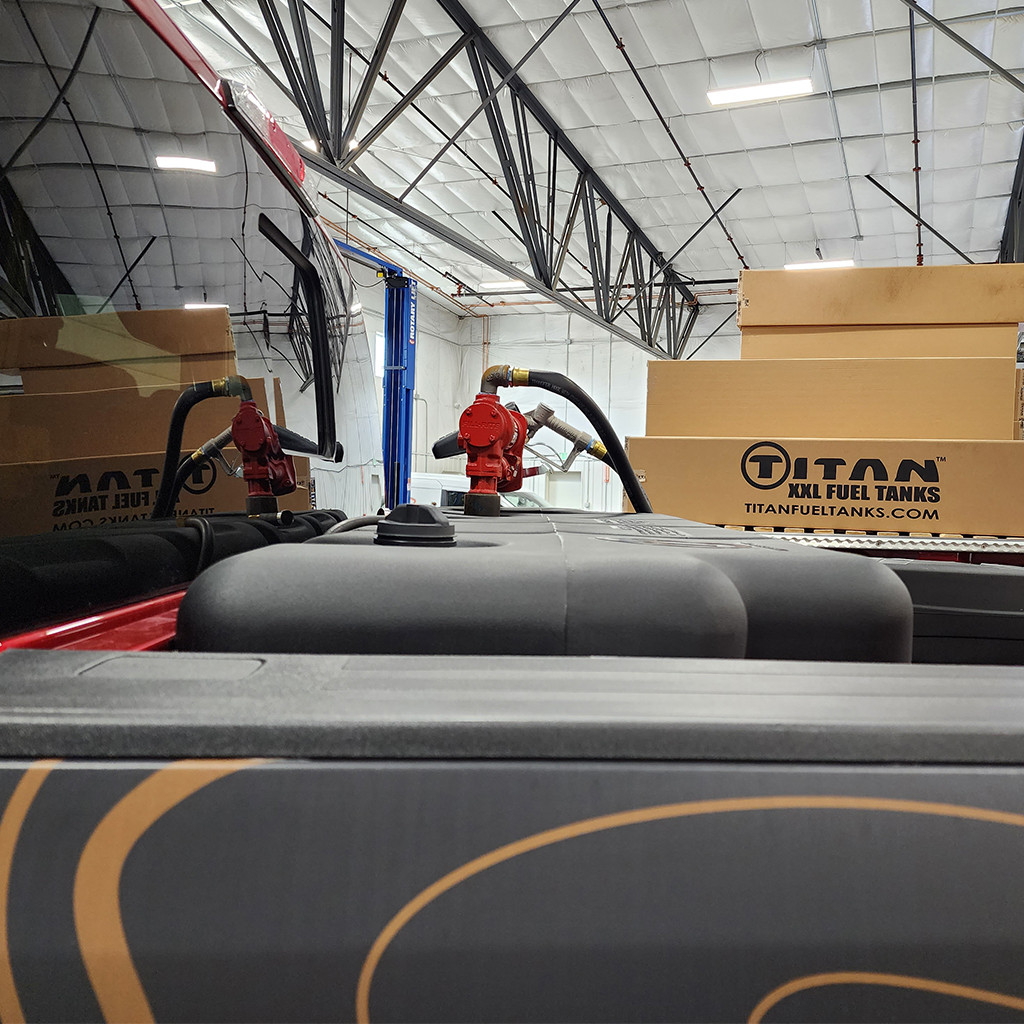 Titan Fuel Tanks Transfer Tank - 5015100 — installed view