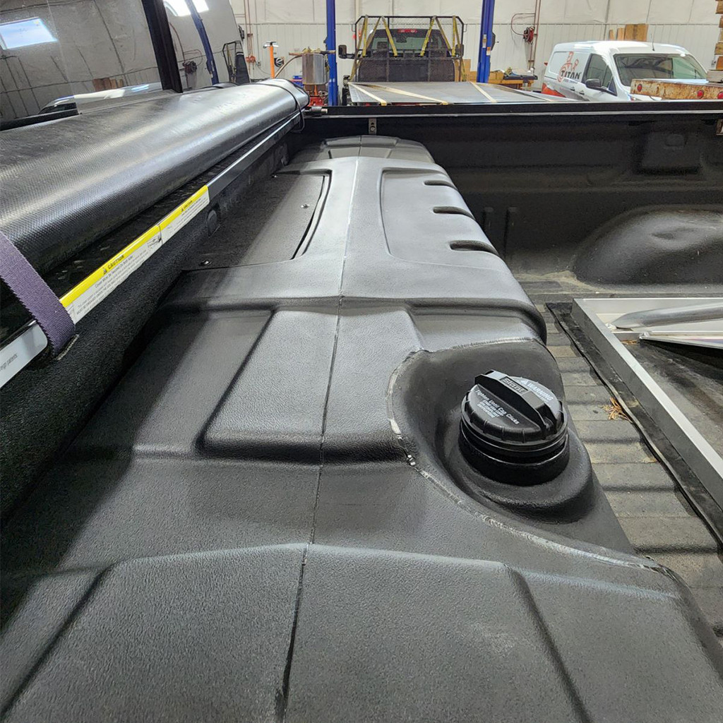 Titan Fuel Tanks Travel Trekker Auxiliary Diesel Fuel System - 5410050 — installed view