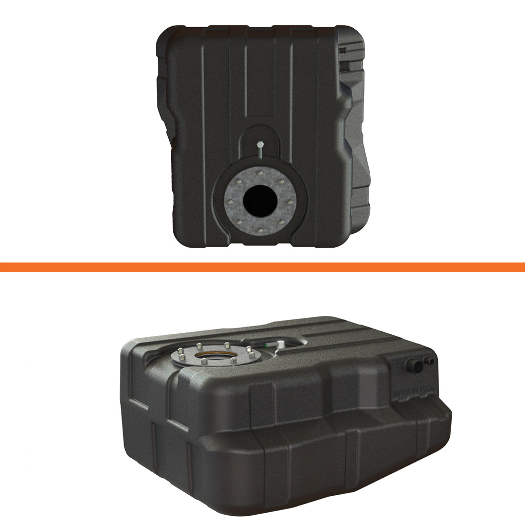 Titan Fuel Tanks After-Axle Utility Tank - 8020099A — front view