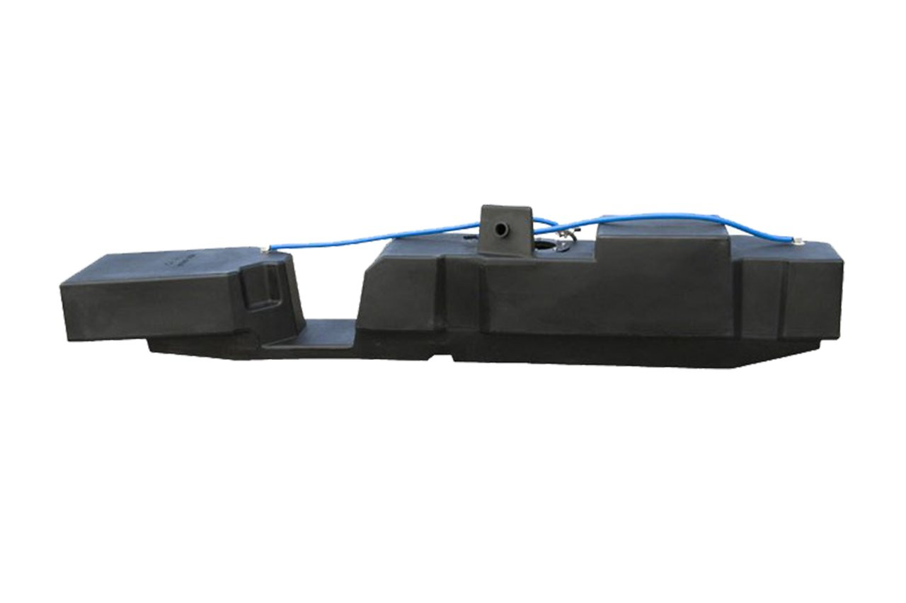 Titan Fuel Tanks Extra Large Midship Tank - 7010301 — angled view