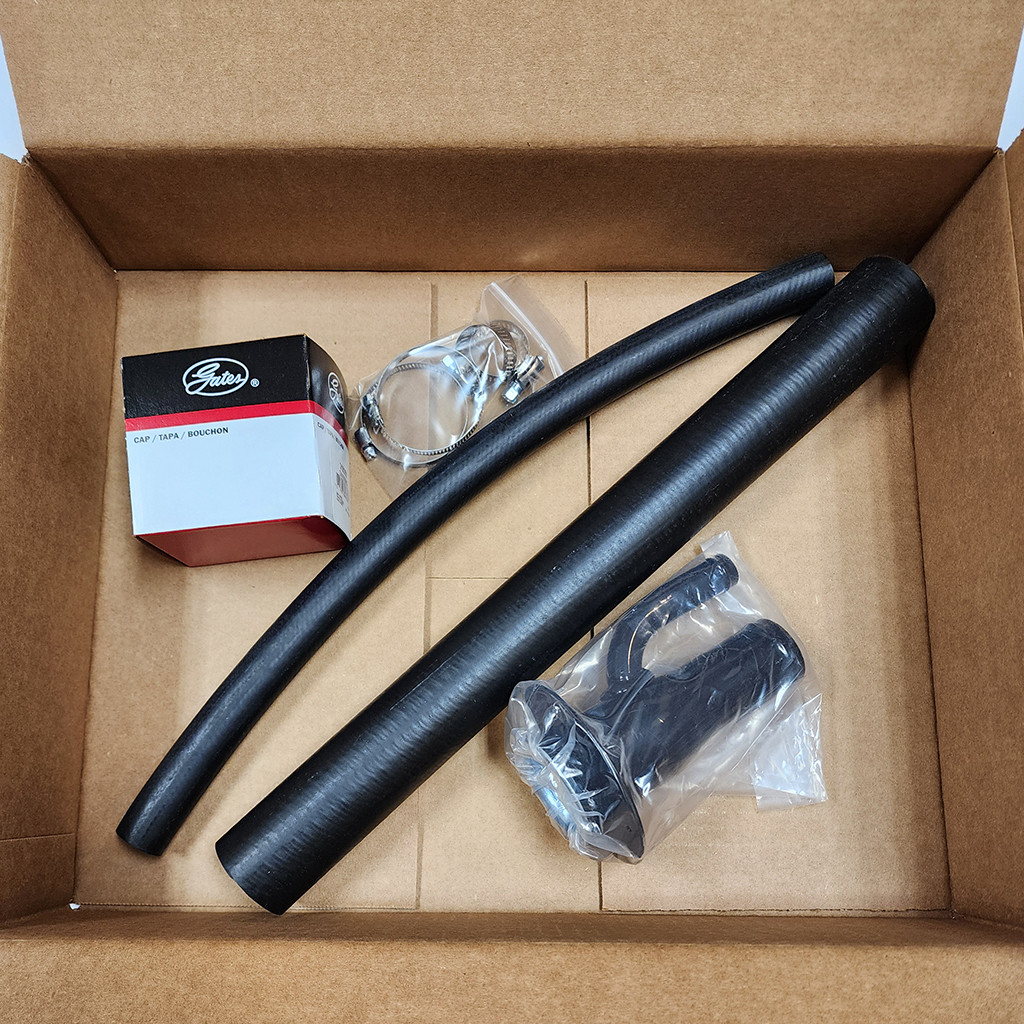 Titan Fuel Tanks Universal Filler Neck Kit - 9900025 — rear view