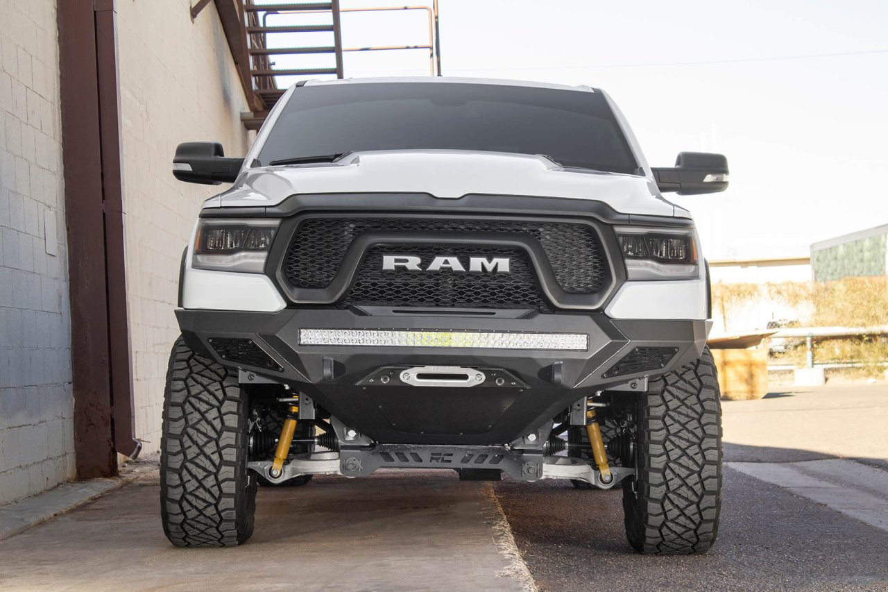 Stealth Fighter Front Bumper (F611422770103) — installed view