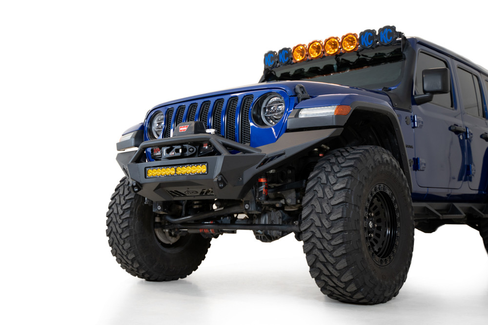 Stealth Fighter Front Bumper (F960292110103) — installed view