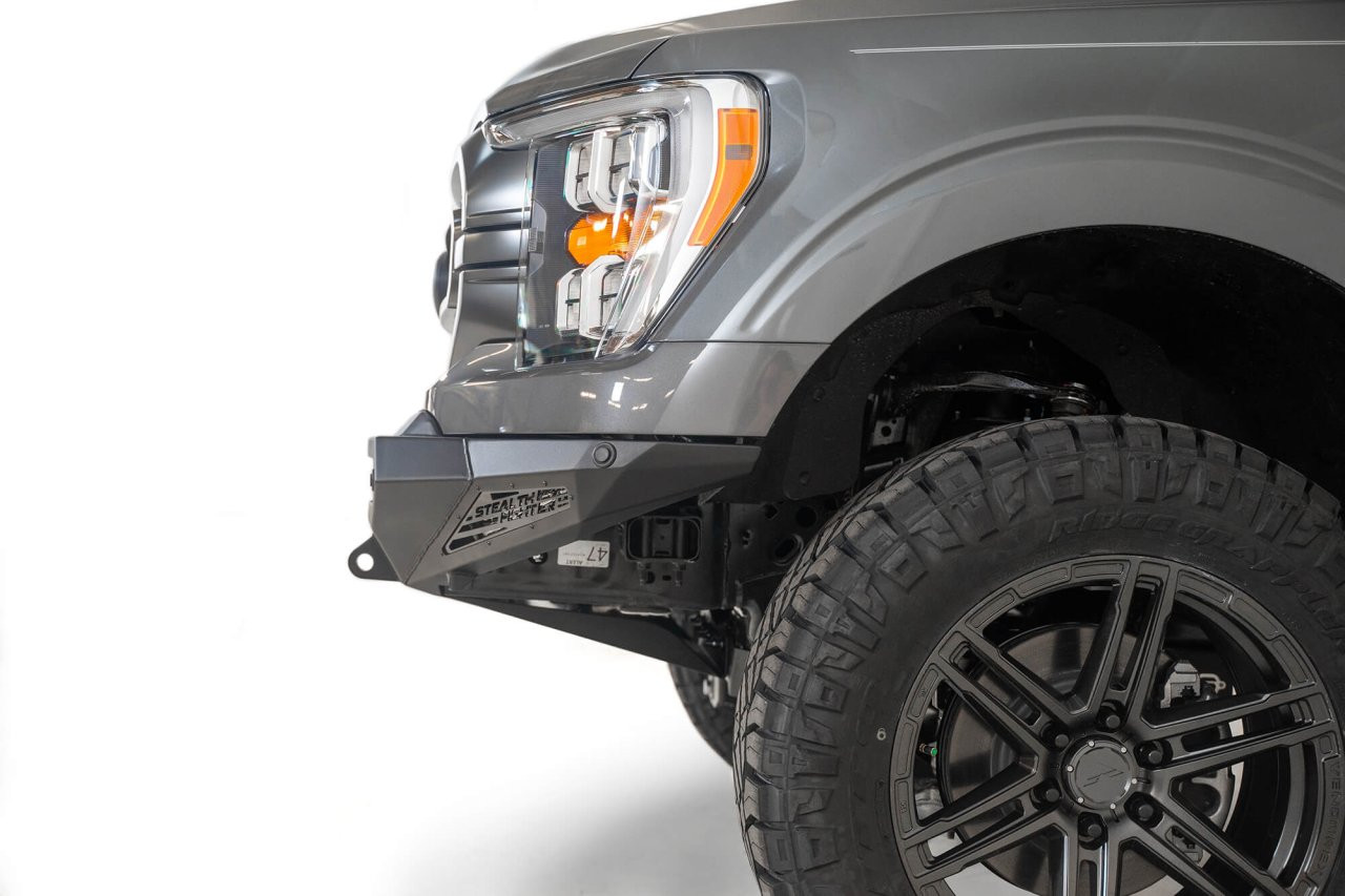 Stealth Fighter Front Bumper (F191402860103) — installed view