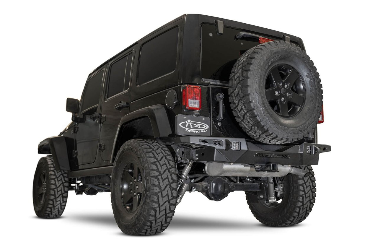 Stealth Fighter Rear Bumper (R951271280103) — installed view
