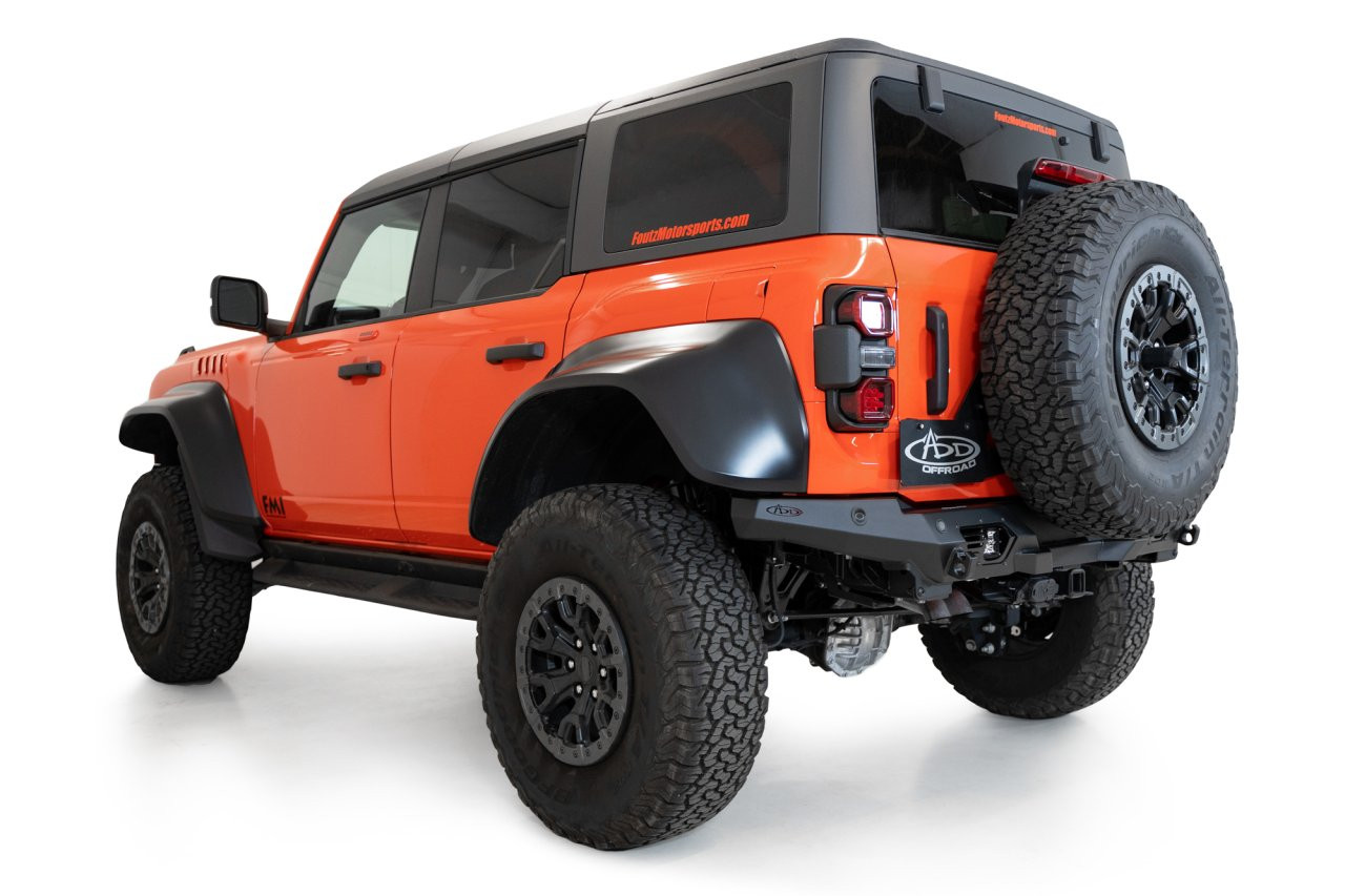 Bomber Rear Bumper (R260141090103) — installed view