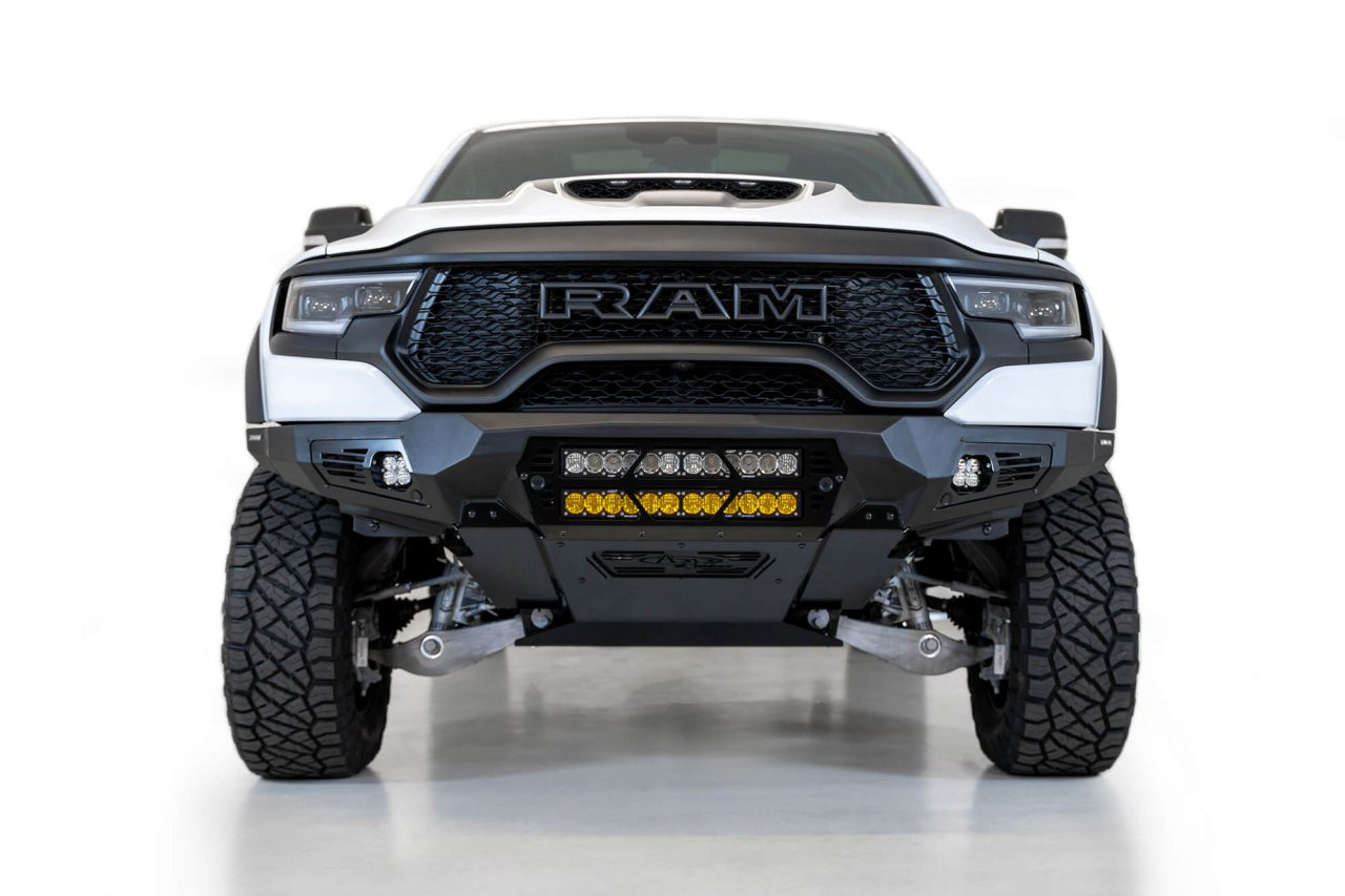 Bomber Front Bumper (F620012140103) — installed view