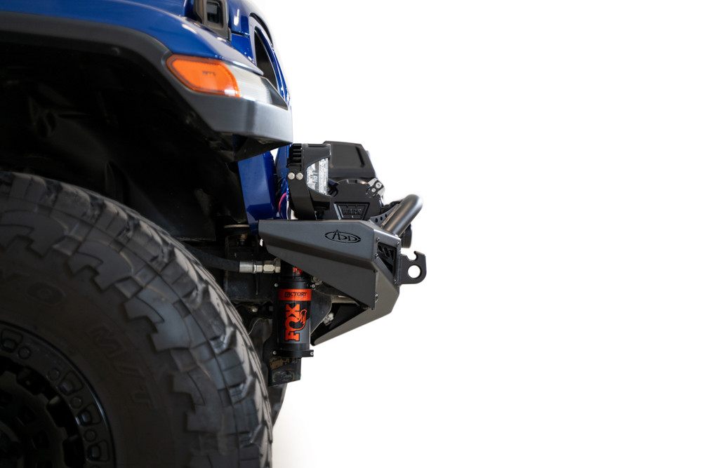 Rock Fighter Front Bumper (F964900010103) — installed view