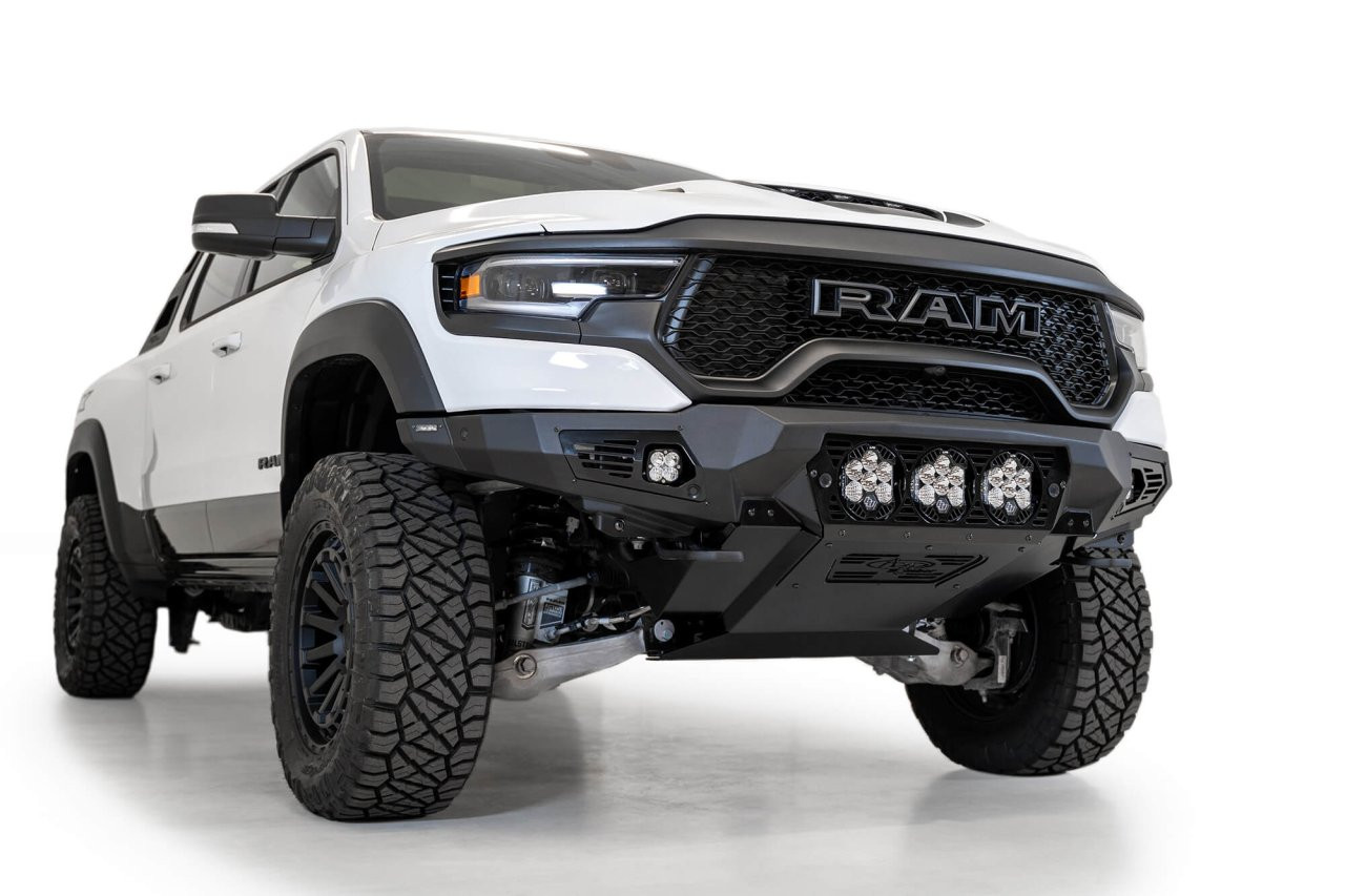 Bomber Front Bumper (F620014100103) — installed view