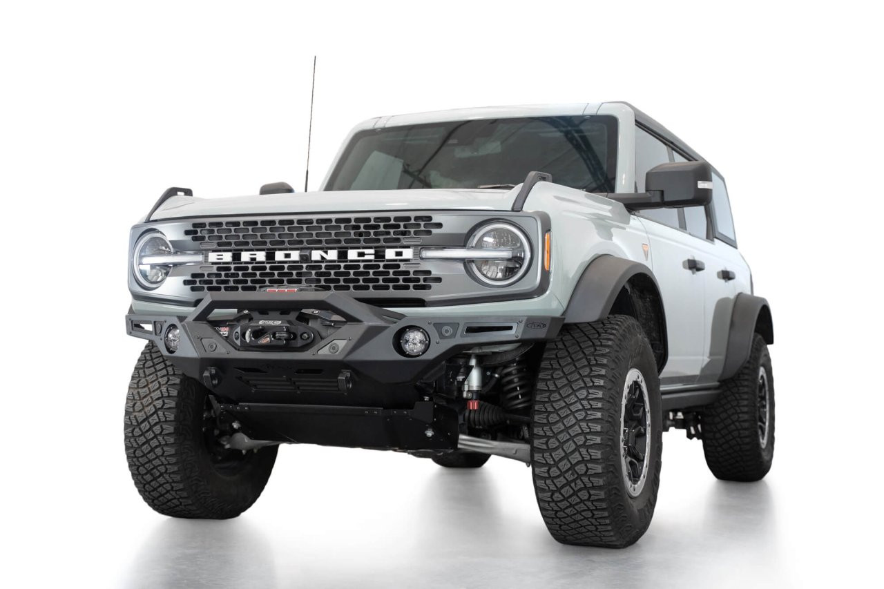 Krawler Front Bumper (F230311070102) — installed view