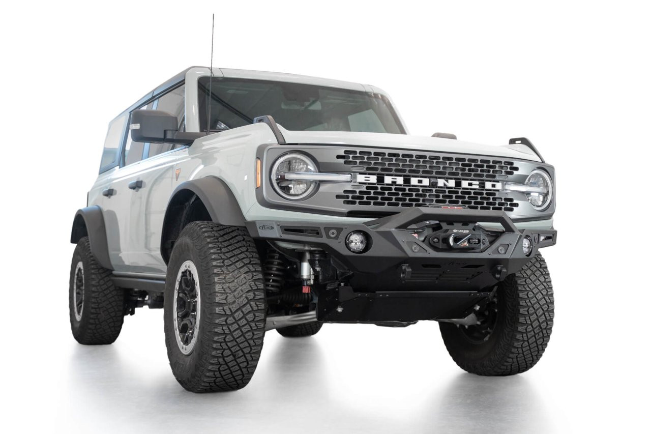 Krawler Front Bumper (F230311070102) — installed view