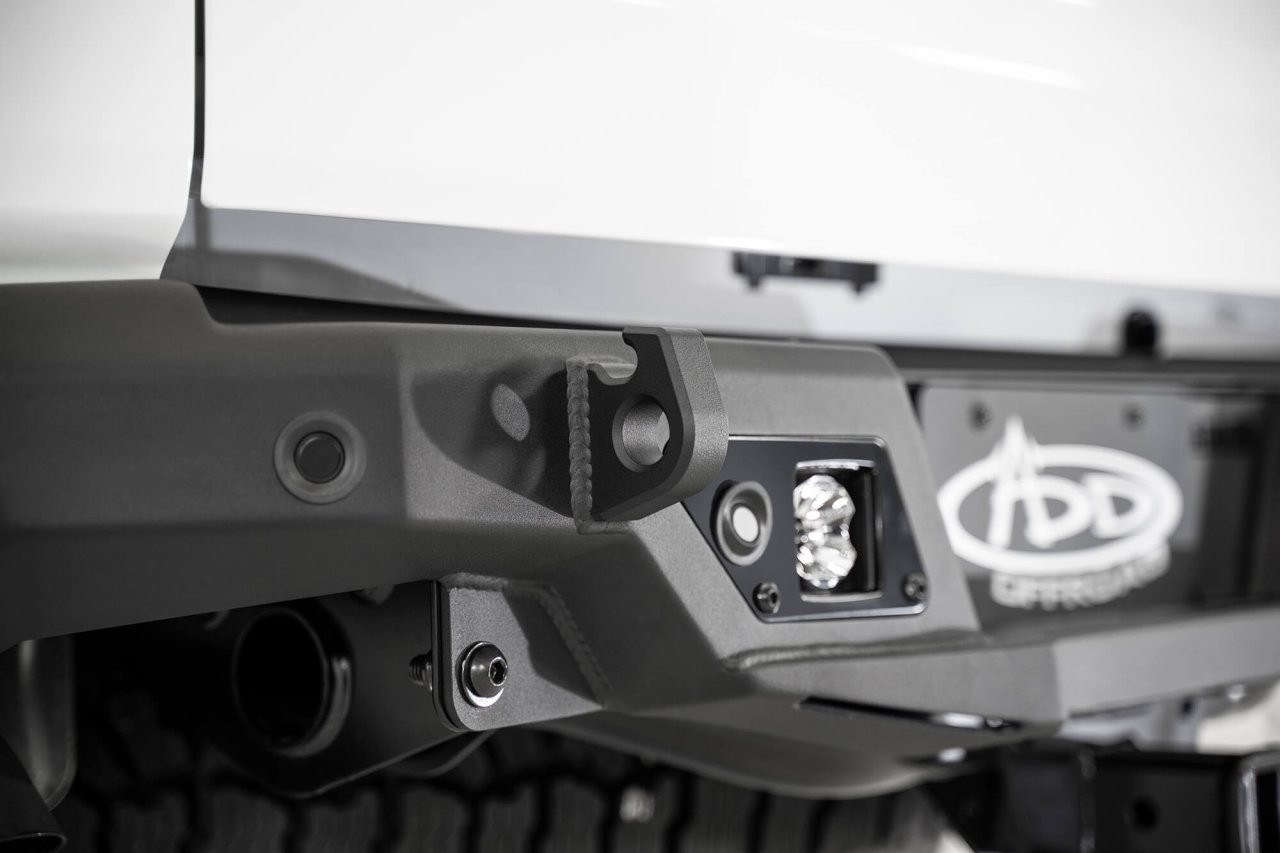 Stealth Fighter Rear Bumper (R971241280103) — installed view