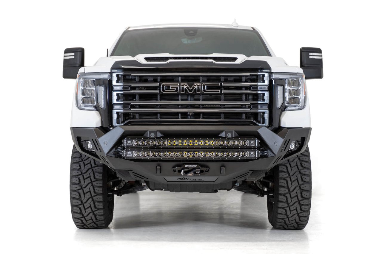 Bomber HD Front Bumper (F460053500103) — installed view