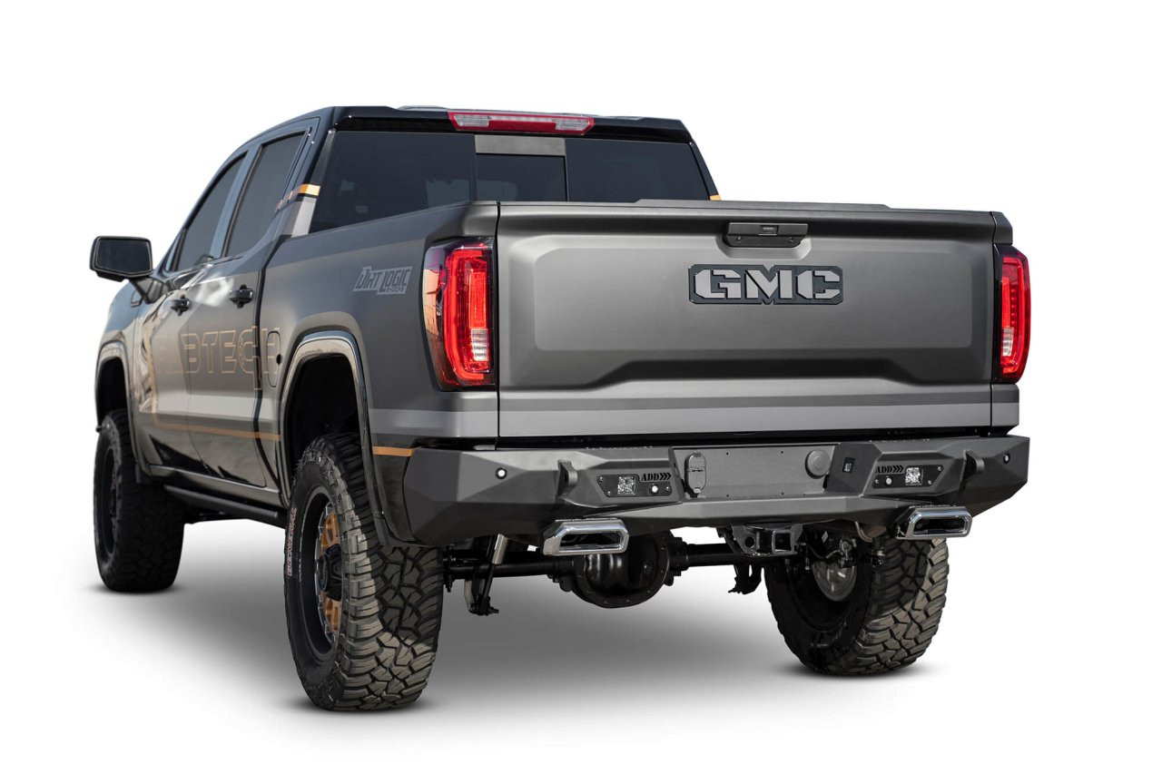 Stealth Fighter Rear Bumper (R441051280103) — installed view