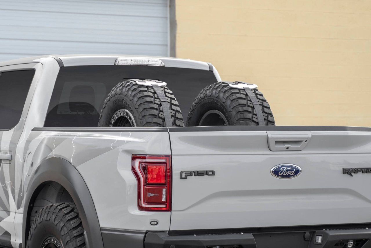 Universal Tire Carrier (T99918NA01NA) — installed view