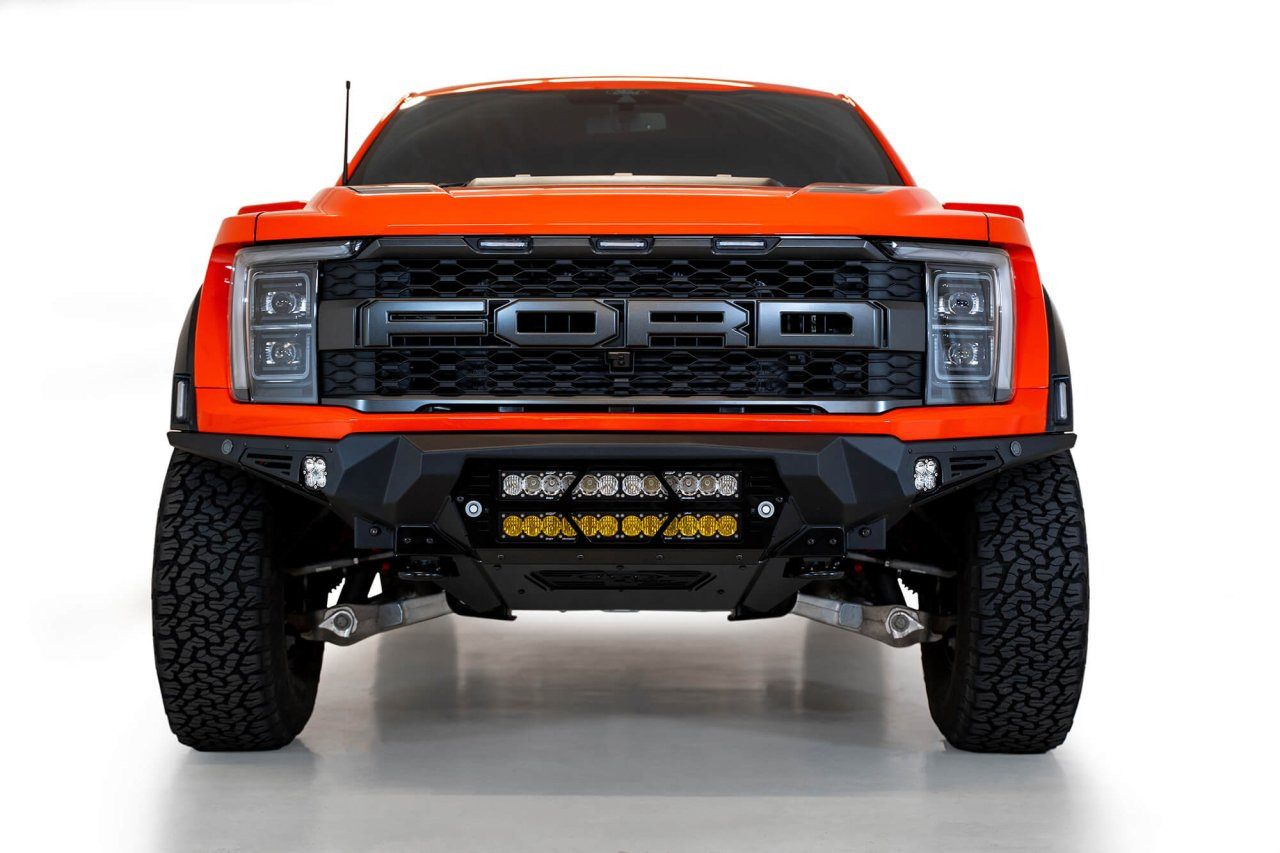 Bomber Front Bumper (F210012140103) — installed view