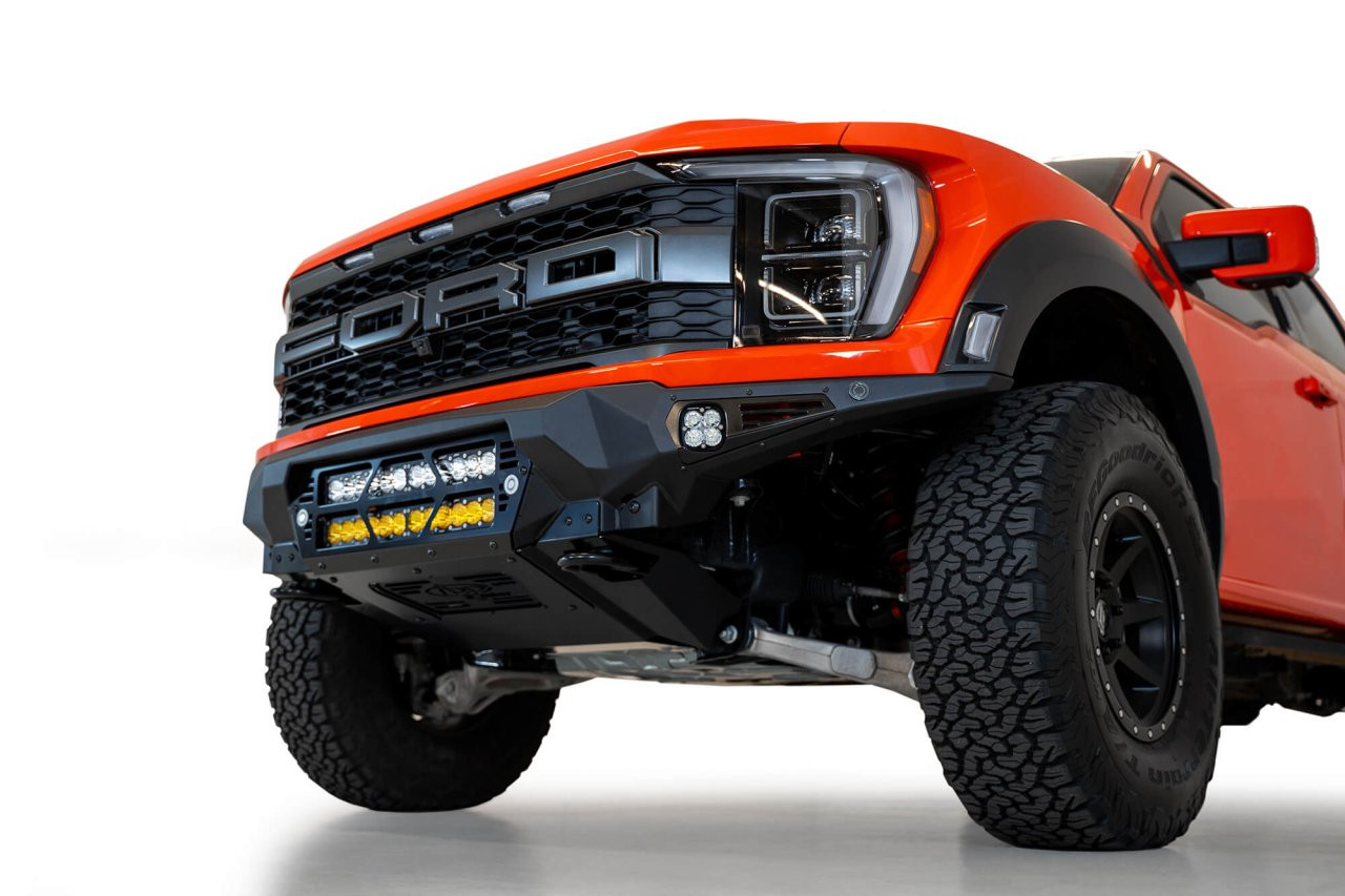 Bomber Front Bumper (F210012140103) — installed view