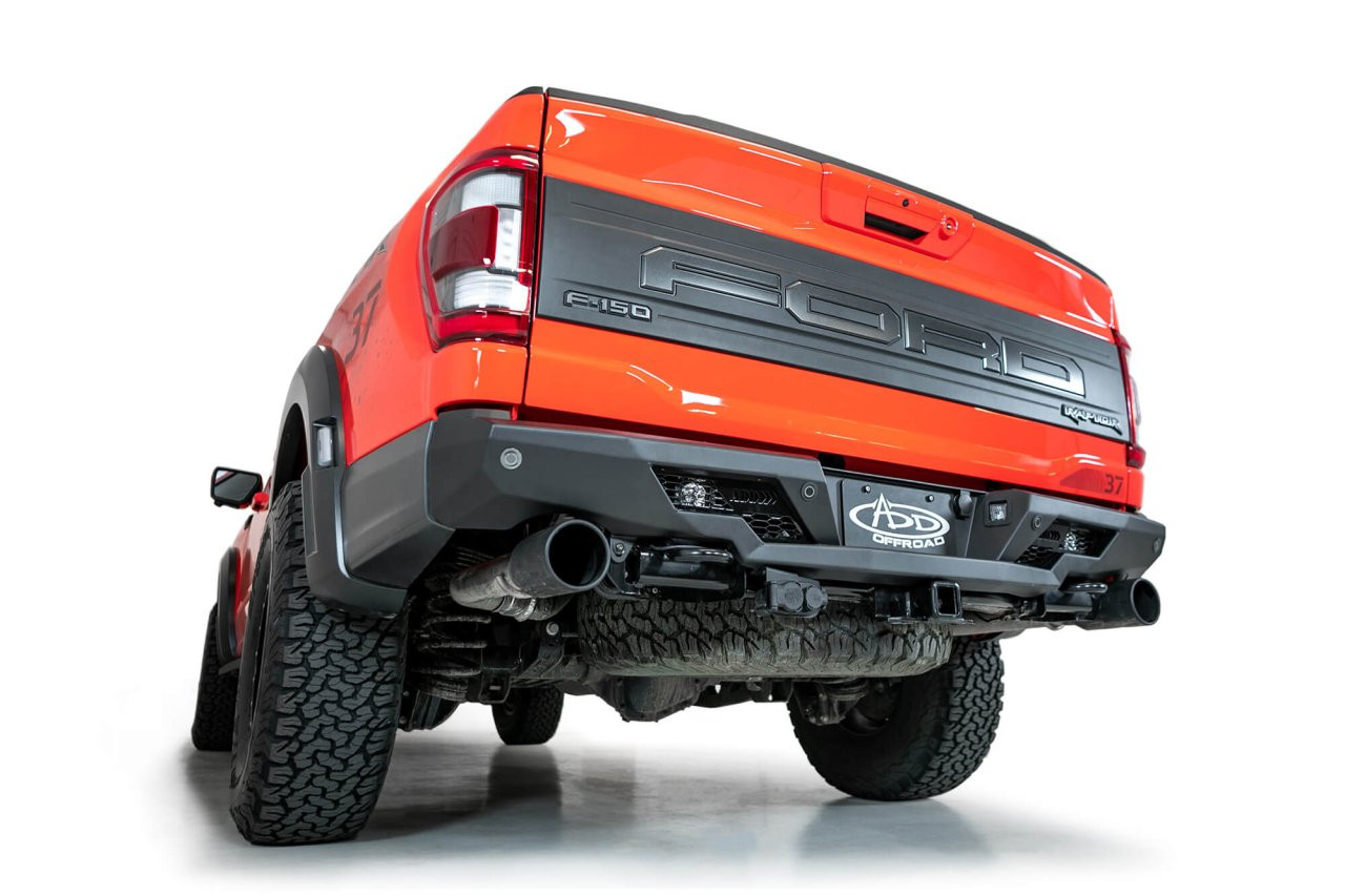 Stealth Fighter Rear Bumper (R210081090103) — installed view