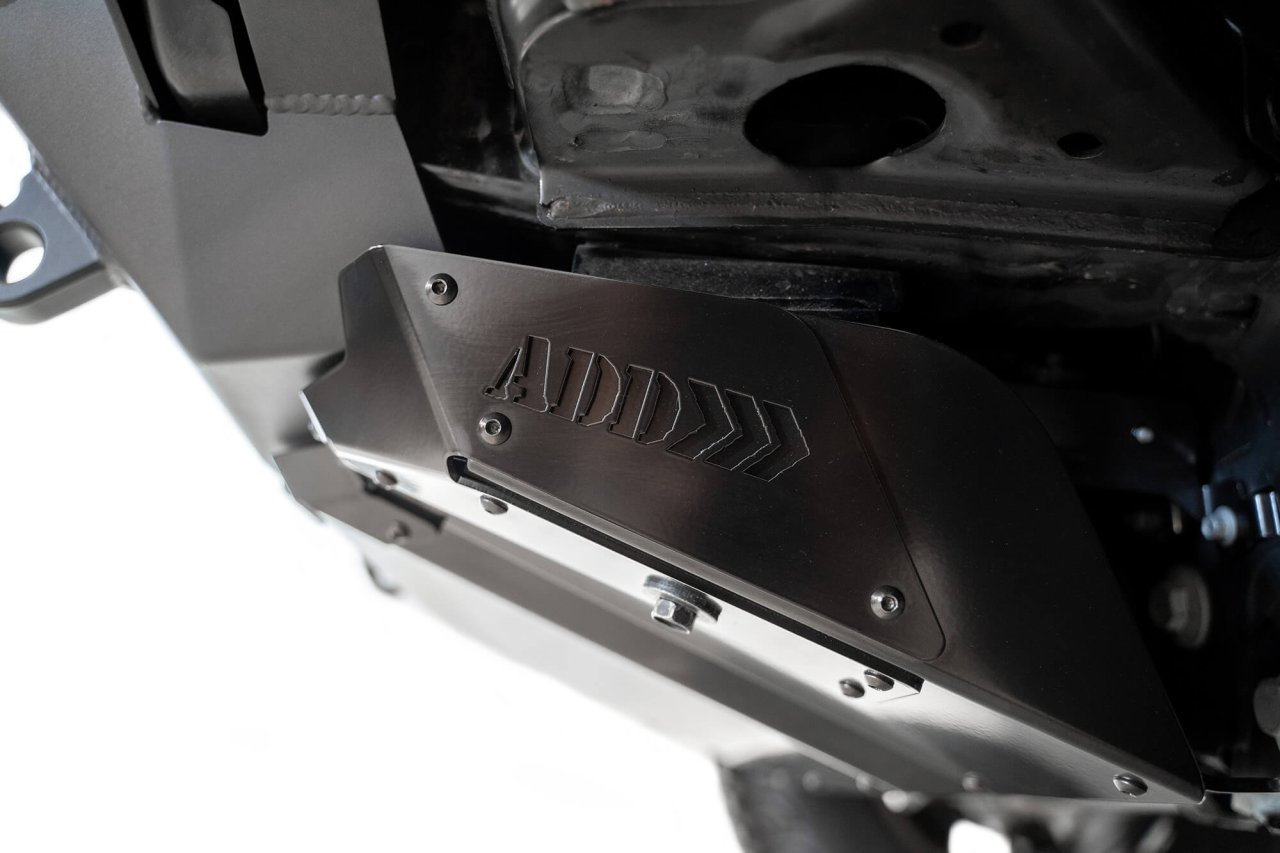 Stealth Fighter Skid Plate (AC23007NA03) — installed view