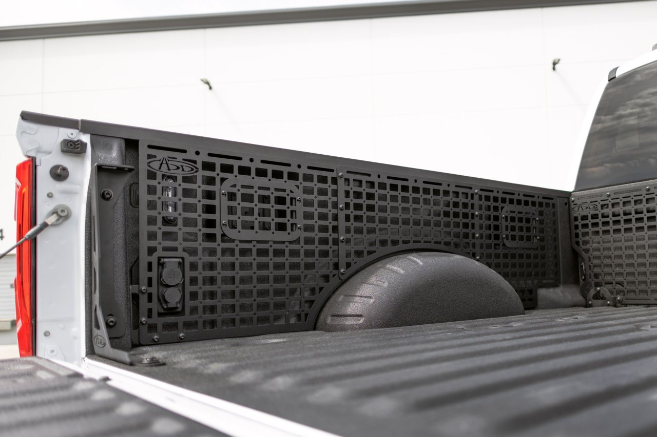 Bed Side Molle Panels (AC8103201NA) — installed view