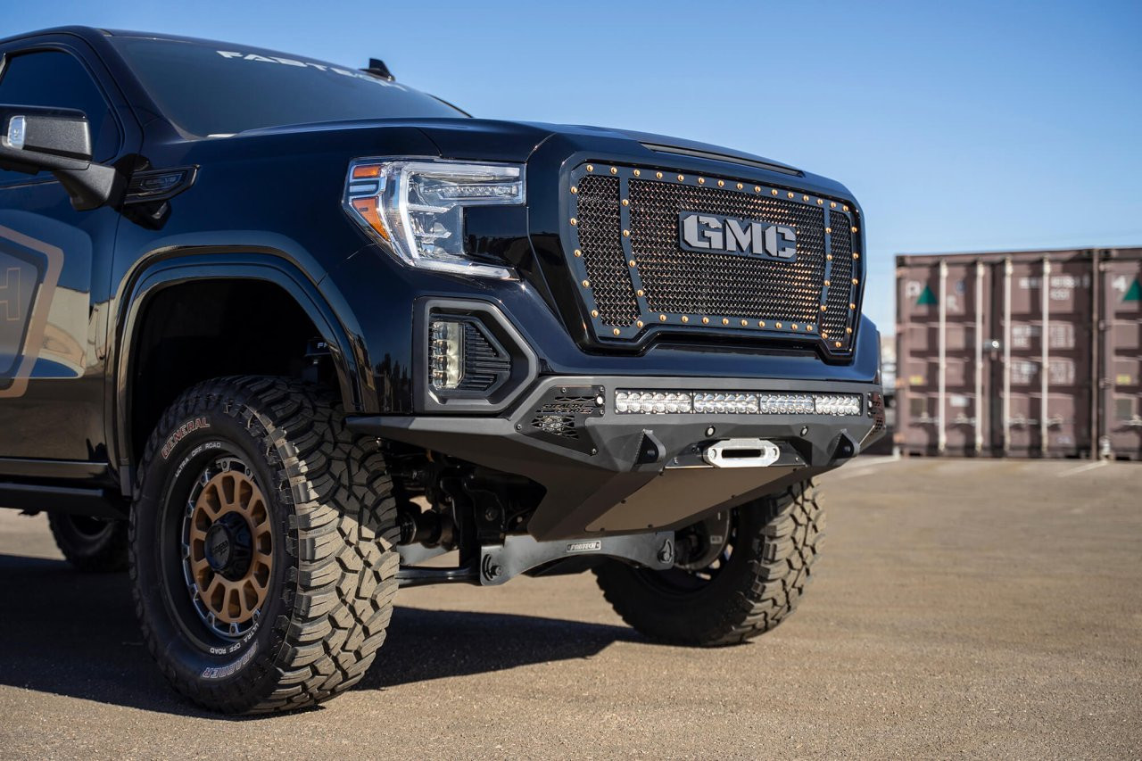 Stealth Fighter Front Bumper (F471423030103) — installed view