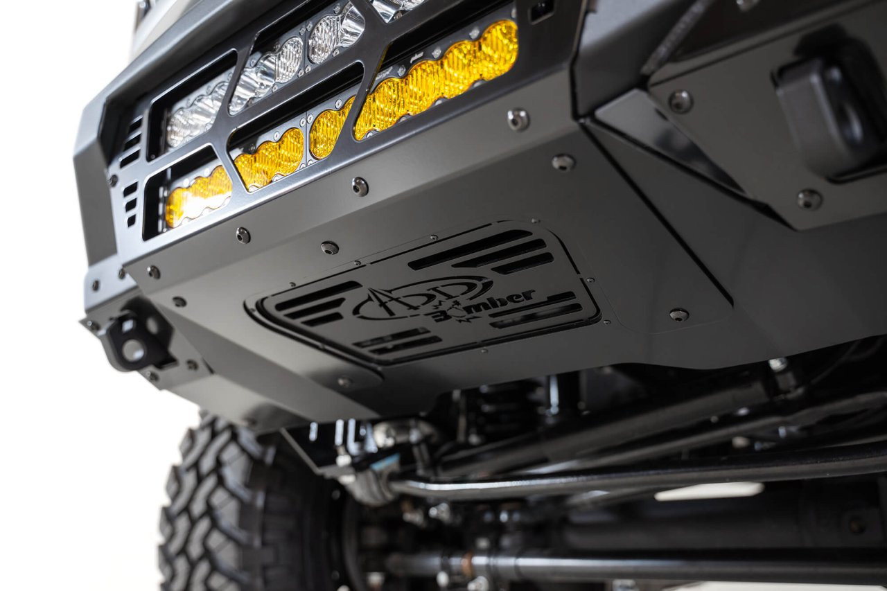 Bomber Front Bumper (F160012140103) — installed view
