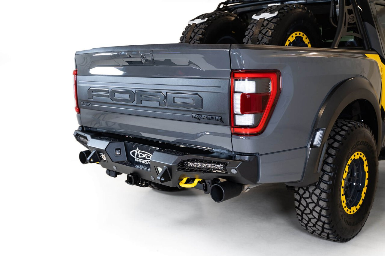 HoneyBadger Rear Bumper (R210151430103) — installed view