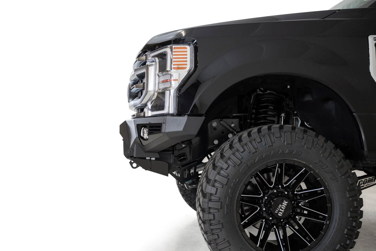 Bomber Front Bumper (F160014100103) — installed view