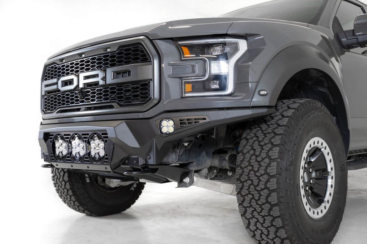 Bomber Front Bumper (F110014100103) — installed view