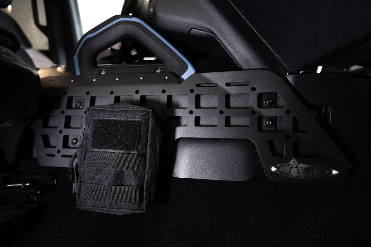 Center Console Molle Panels (AC2302201NA) — installed view