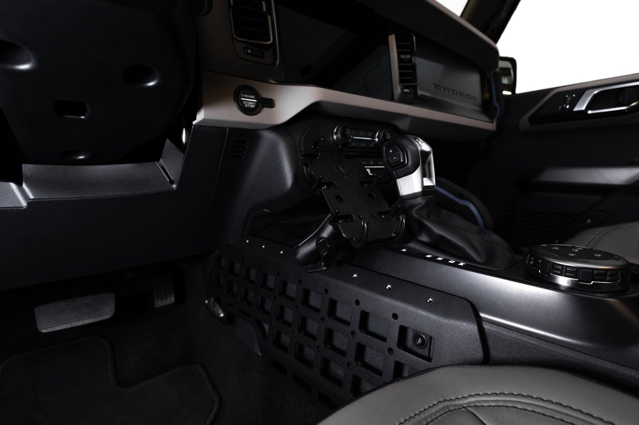 Center Console Molle Panels (AC2302201NA) — installed view