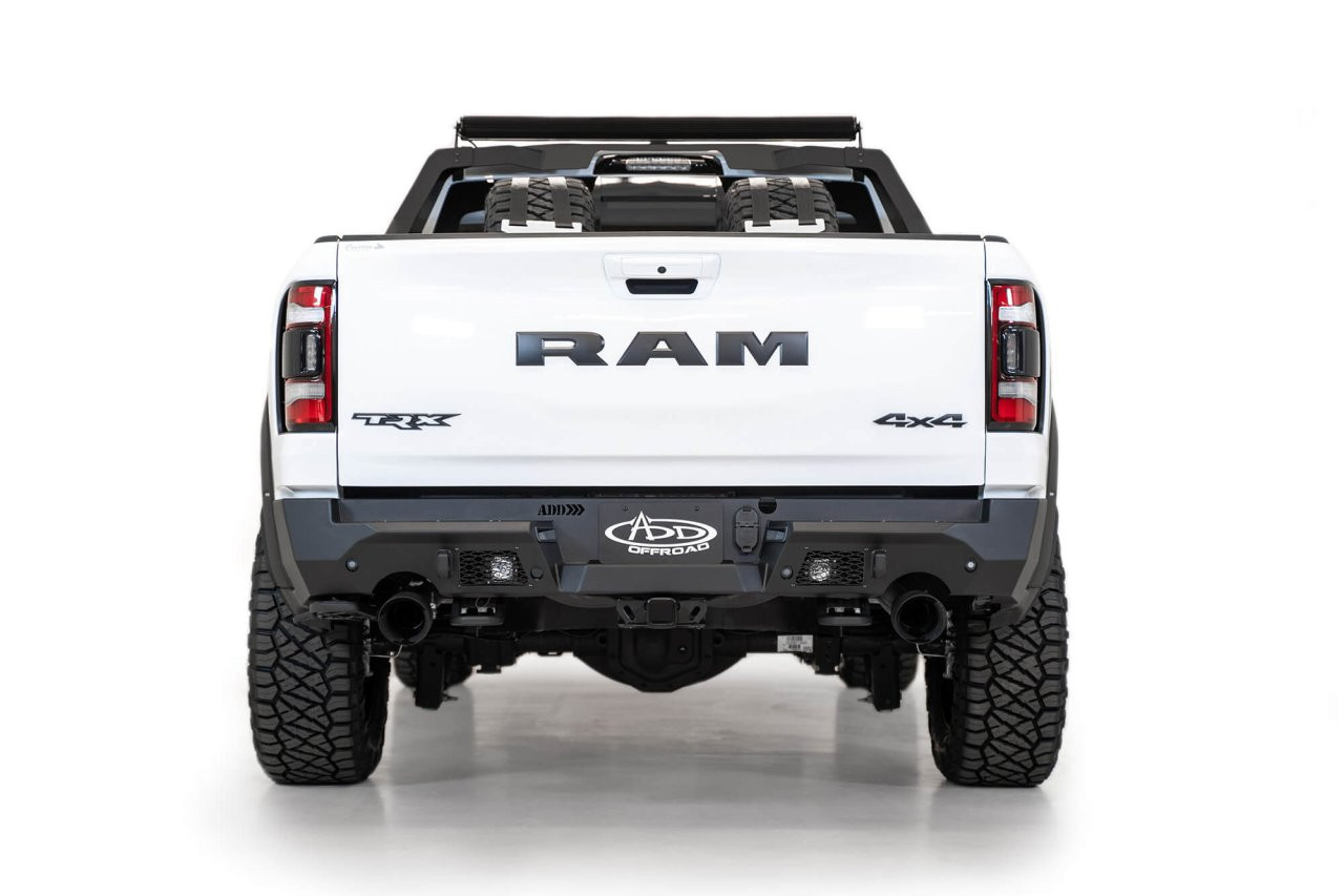 Stealth Fighter Rear Bumper (R620081280103) — installed view