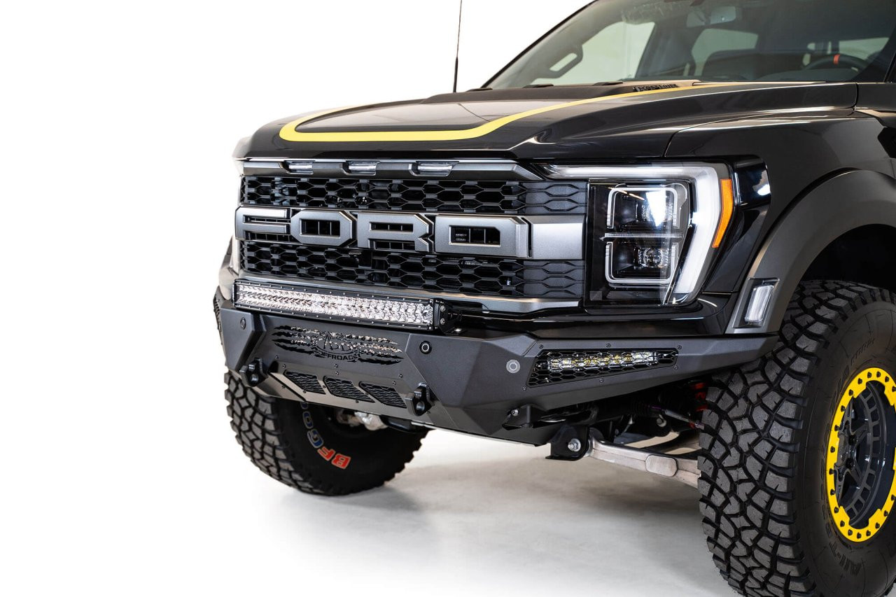 HoneyBadger Front Bumper (F210211180103) — installed view