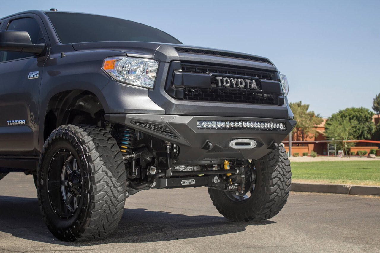 Stealth Fighter Front Bumper (F741422860103) — installed view