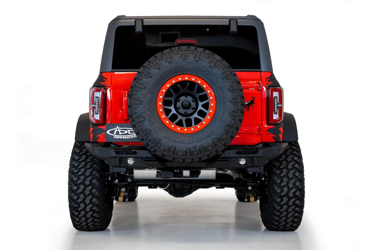 Stealth Fighter Rear Bumper (R230081370103) — installed view