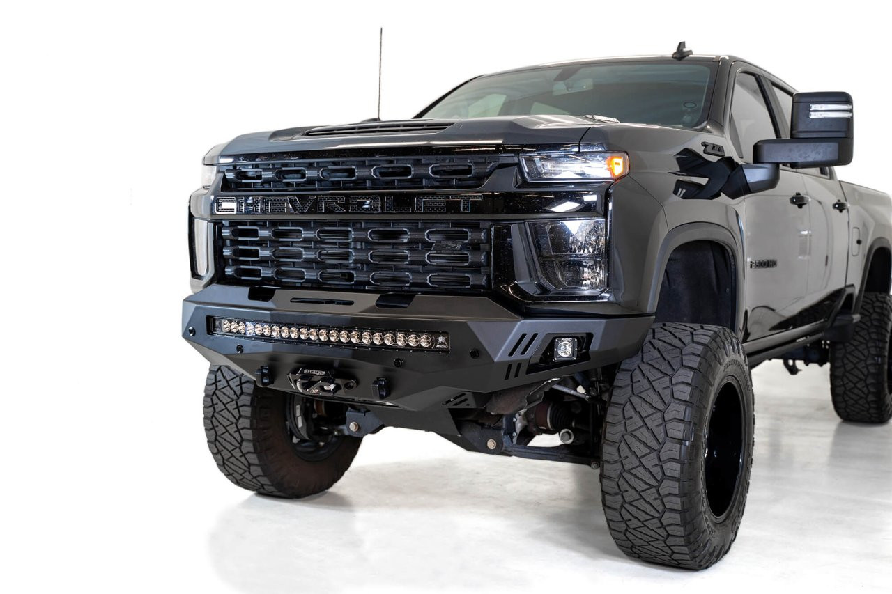 Stealth Fighter Front Bumper (F271202890103) — installed view