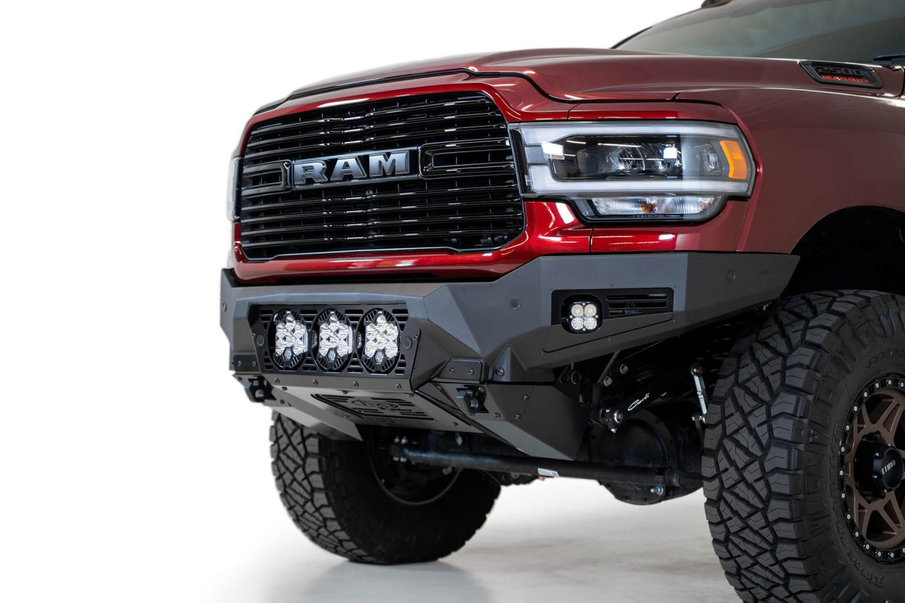 Bomber Front Bumper (F560014100103) — installed view