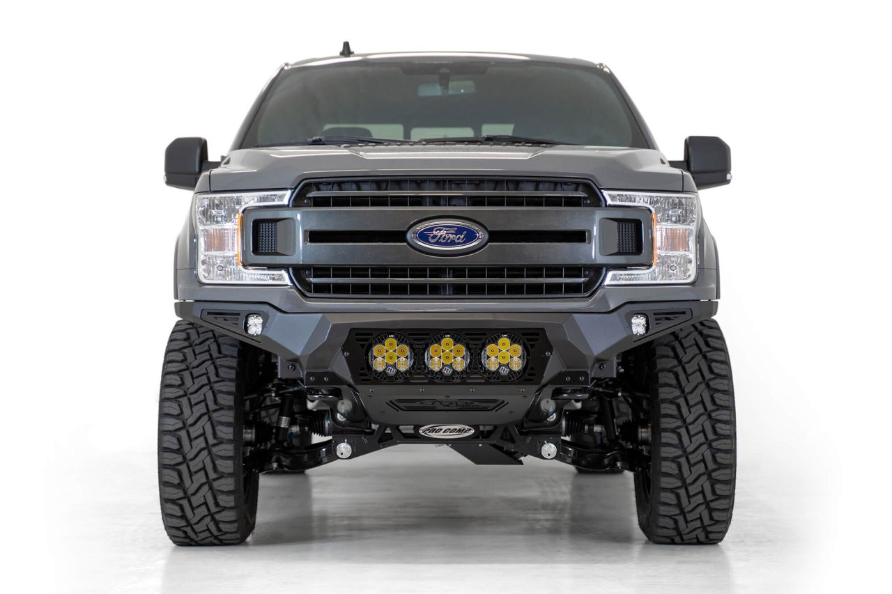 Bomber Front Bumper (F180014100103) — installed view