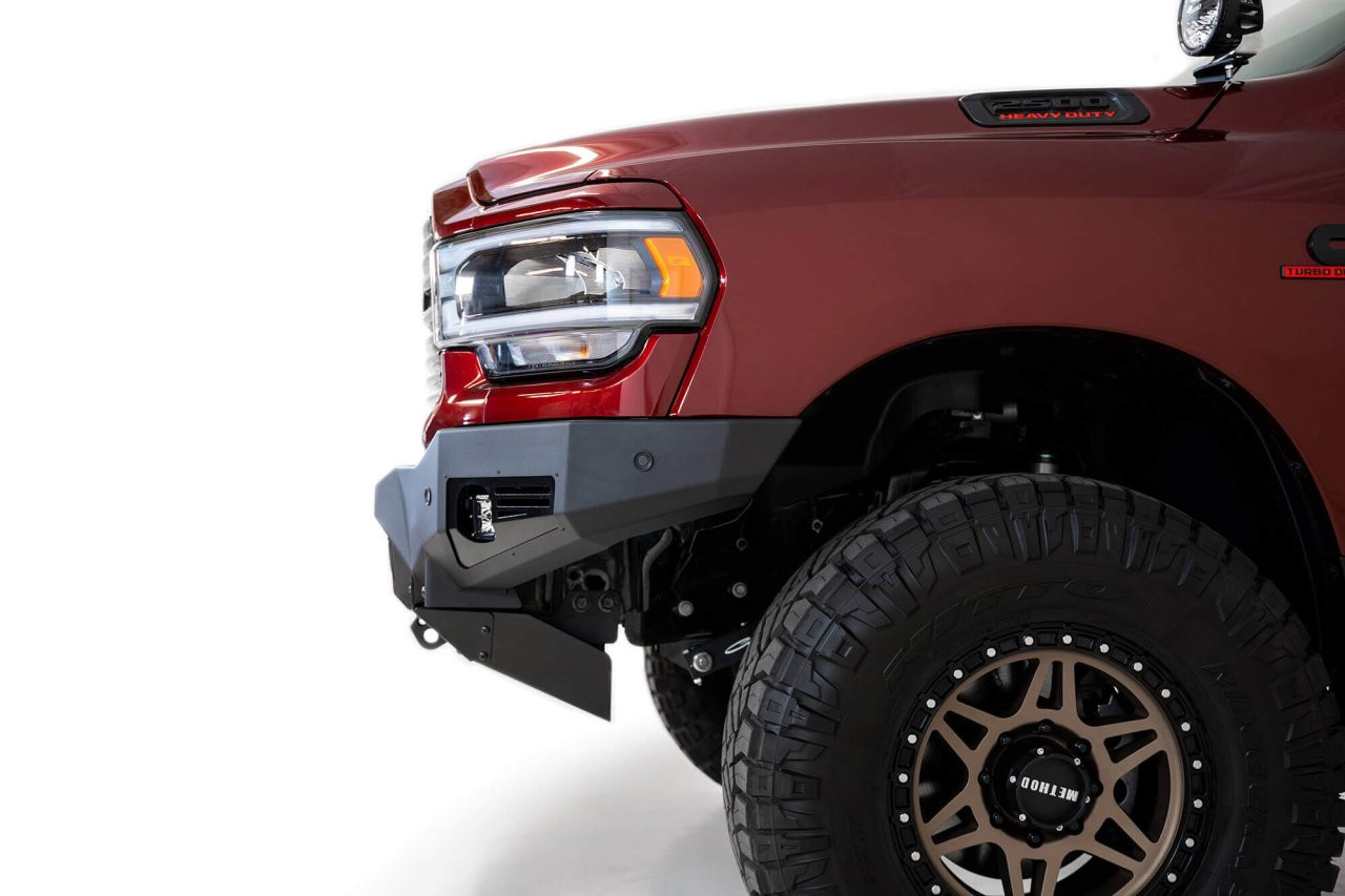 Bomber Front Bumper (F560014110103) — installed view