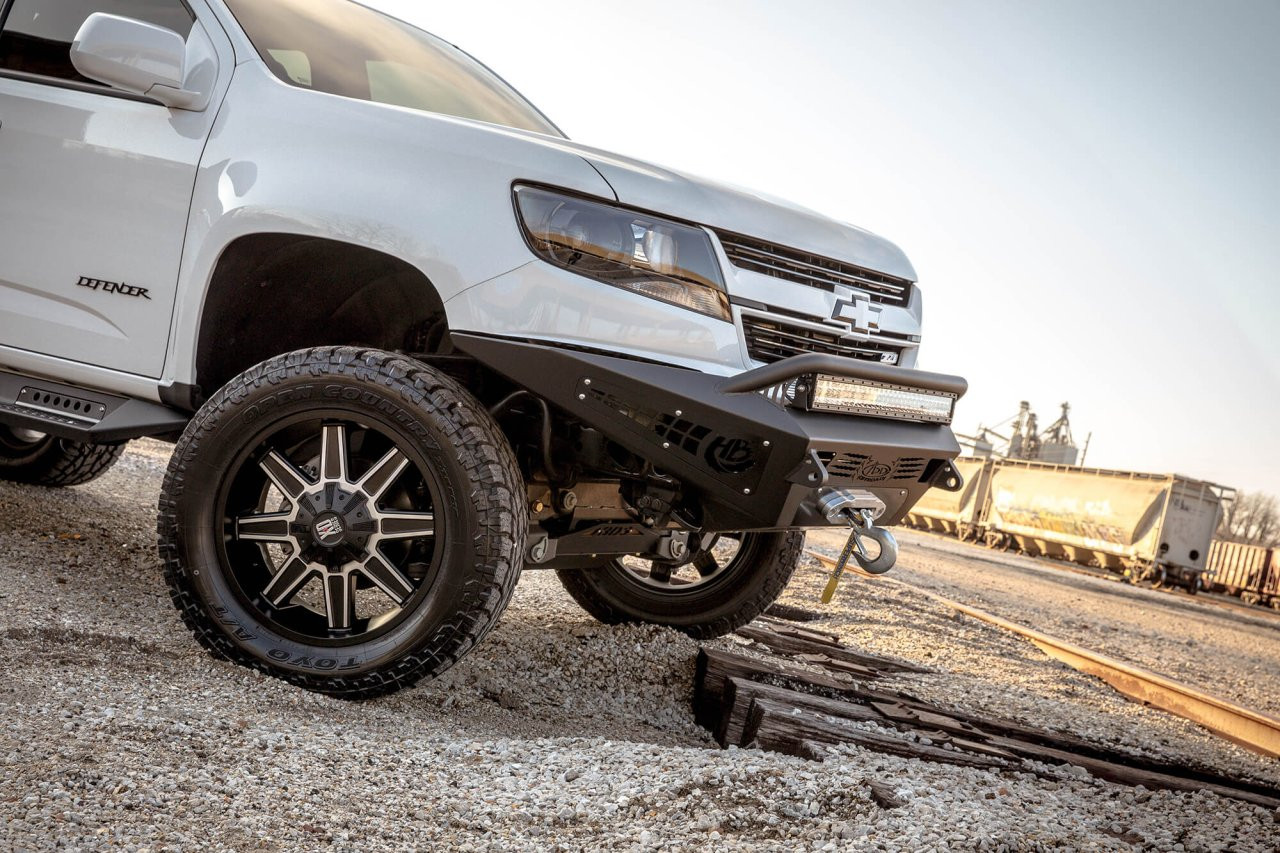 HoneyBadger Front Bumper (F357382720103) — installed view