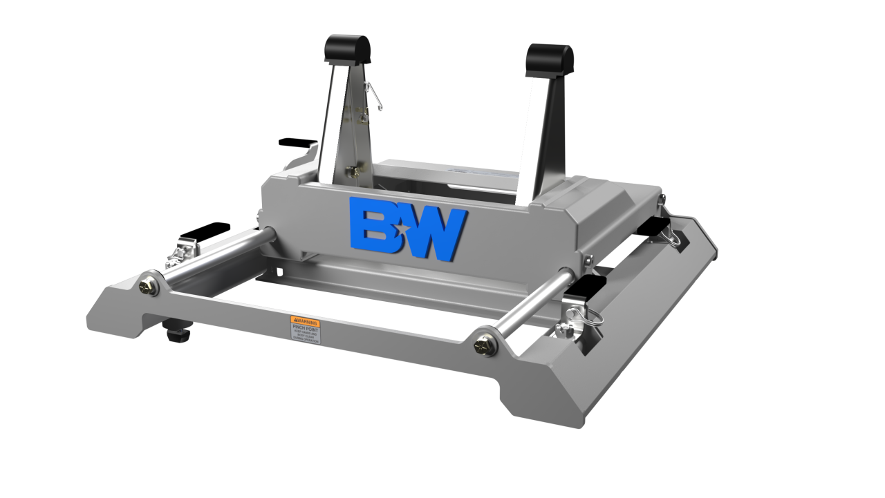 Companion Slider 5th Wheel Hitch Base For 2016-2019 GM Puck System — primary image
