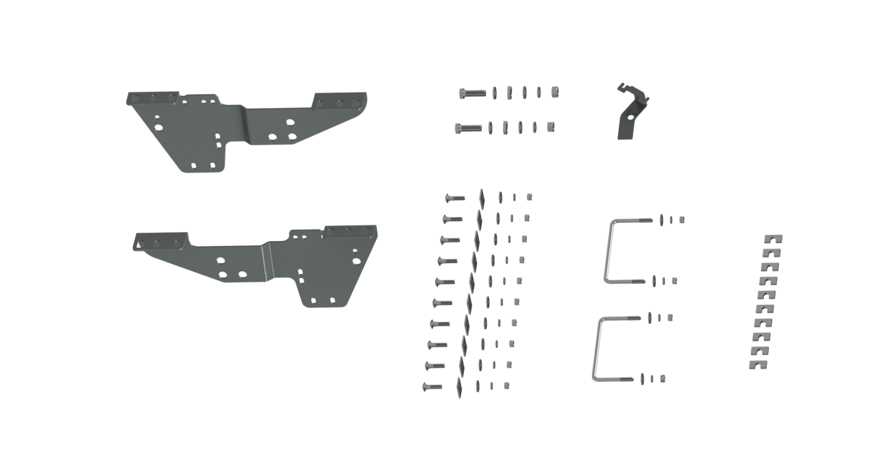 Custom Installation Kit For Universal Mounting Rails For Some Ford Trucks (RVK2500) — primary image