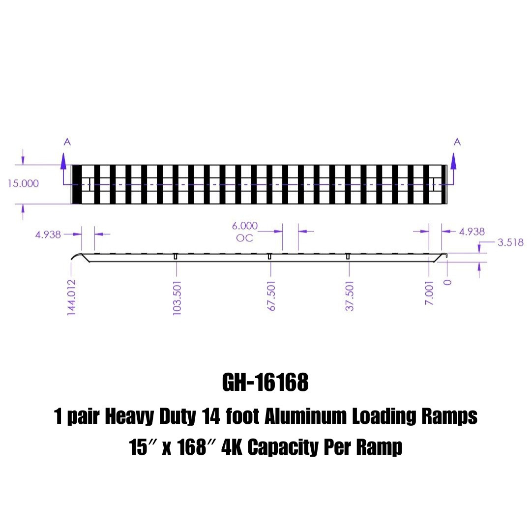 Aluminum Ramps (GH-16168)