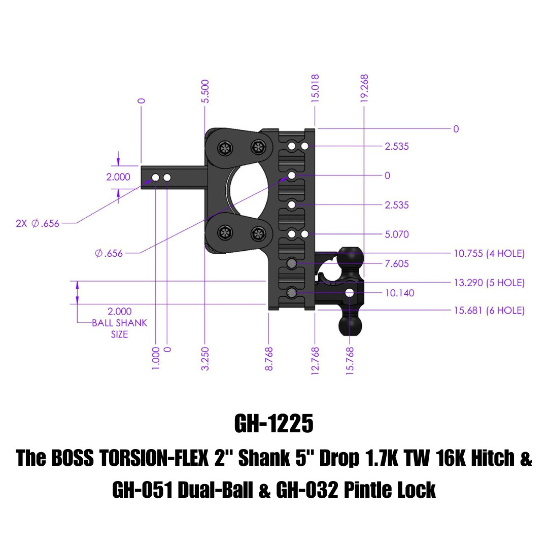 BOSS Drop Hitch (GH-1225)
